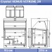 Морозильна вітрина для вагового морозива Crystal VENUS VITRINE 26